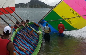 Challenge de voile traditionnelle Martinique