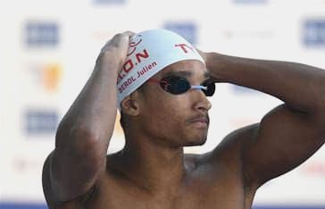 Julien Berol, nageur martiniquais, médaillé lors des championnats de France de natation